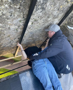 Kissing the Blarney Stone