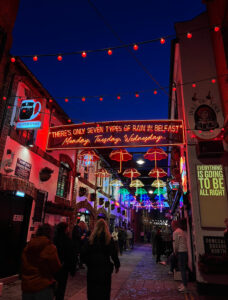 Umbrella street Belfast